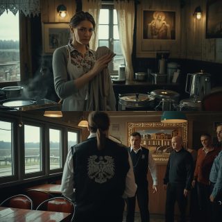 Lider gangu motocyklowego zauważył siniaki na twarzy kelnerki – To, co zrobił później, zszokowało całe miasto! Tego nikt nie wiedział…