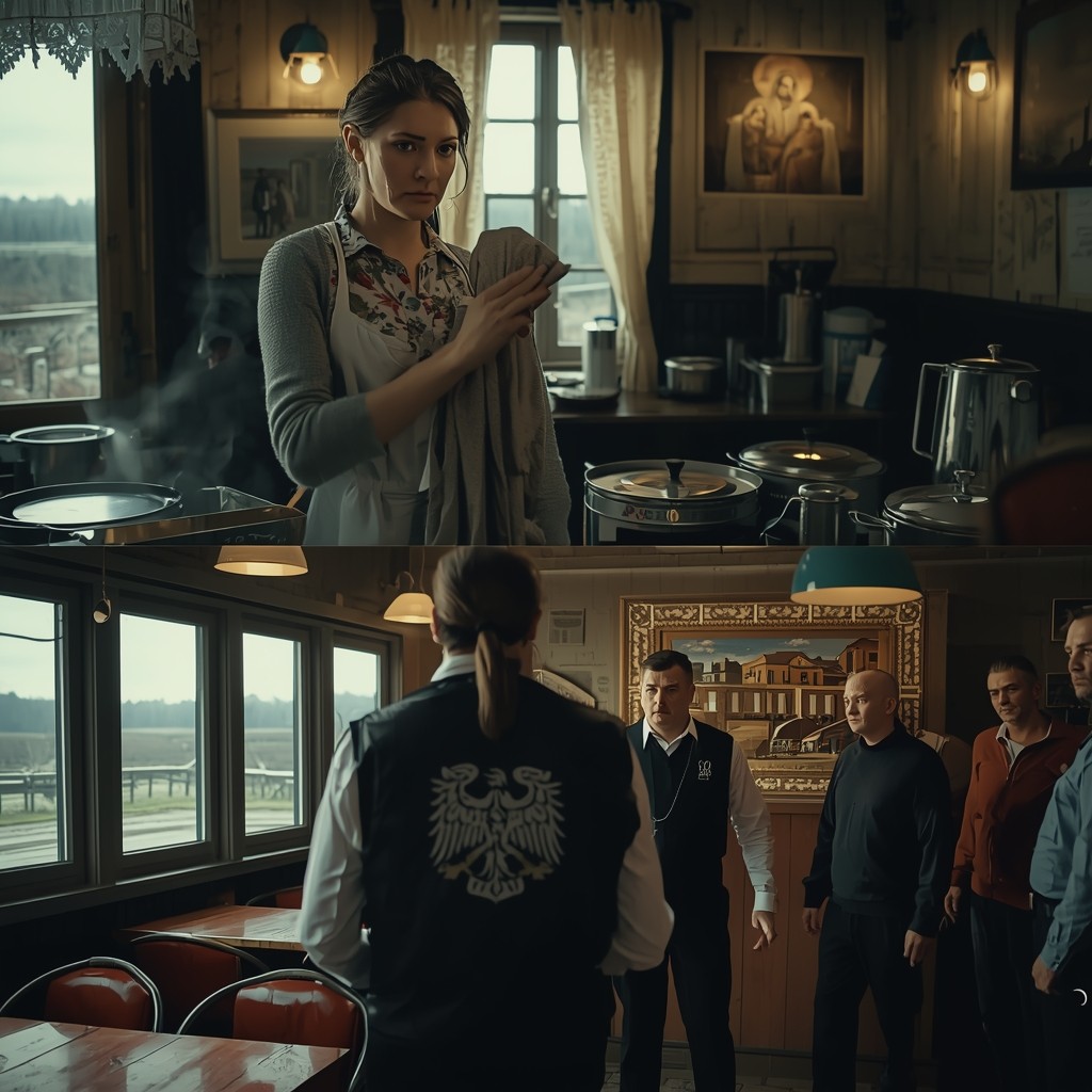 Lider gangu motocyklowego zauważył siniaki na twarzy kelnerki – To, co zrobił później, zszokowało całe miasto! Tego nikt nie wiedział…