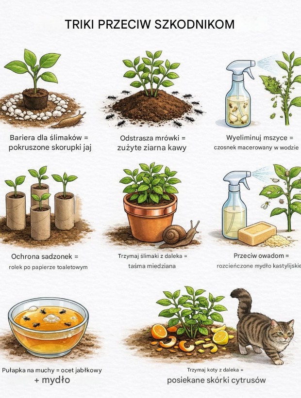 Naturalne sposoby na szkodniki w ogrodzie – proste i domowe rozwiązania
