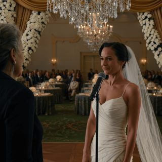 Na ślubie mojego syna zapłaciłem pełne 300 000 dolarów, żeby wszystko lśniło pod żyrandolami i białymi kwiatami. A jednak panna młoda chwyciła mikrofon, zwróciła się do swojej bogatej rodziny i wskazała prosto na mnie. Przedstawiła mnie tak ciężkim wersem, że niemal uciszyła muzykę. Wybuchł śmiech, aż jej ojciec spojrzał na mnie i zbladł. 18 lutego 2026 r., autor: artykuły