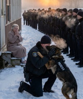 Kobieta, która ocaliła policyjne psy