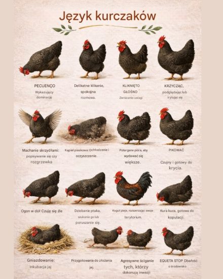 Język kur – jak rozumieć zachowanie drobiu