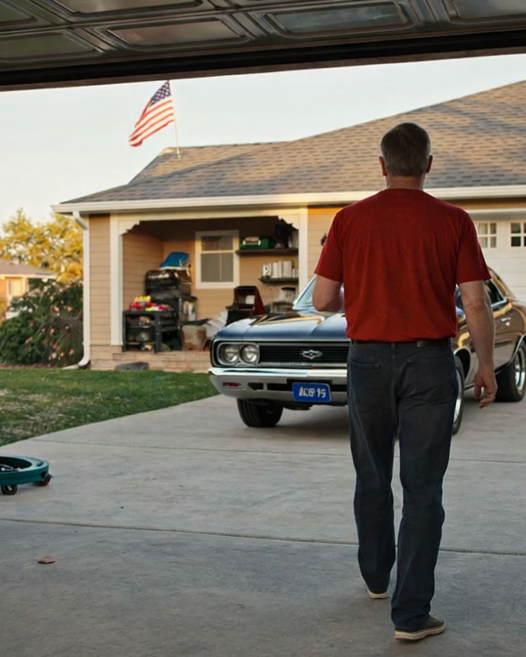 Pewnego ranka wszedłem do pustego garażu w Sacramento i odkryłem, że klasyczny samochód mojej żony zniknął