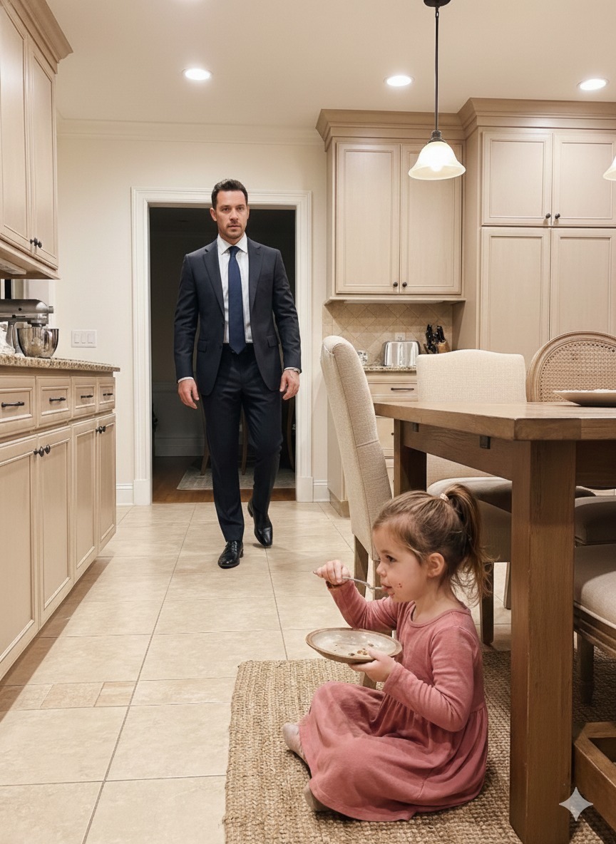 Pewien bogaty mężczyzna znalazł ośmioletnią dziewczynkę ukrywającą się w swojej spiżarni, dojadającą resztki, wyłącznie po to, by chronić jej matkę, gospodynię domową. To, co zrobił później, wprawiło wszystkich w osłupienie.