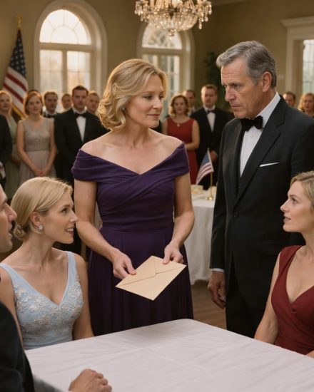 Podczas weselnej kolacji mojego syna, mój mąż, z którym jestem od 32 lat, wstał i zakończył nasze małżeństwo, a jego sekretarka uśmiechała się do niego przez stół