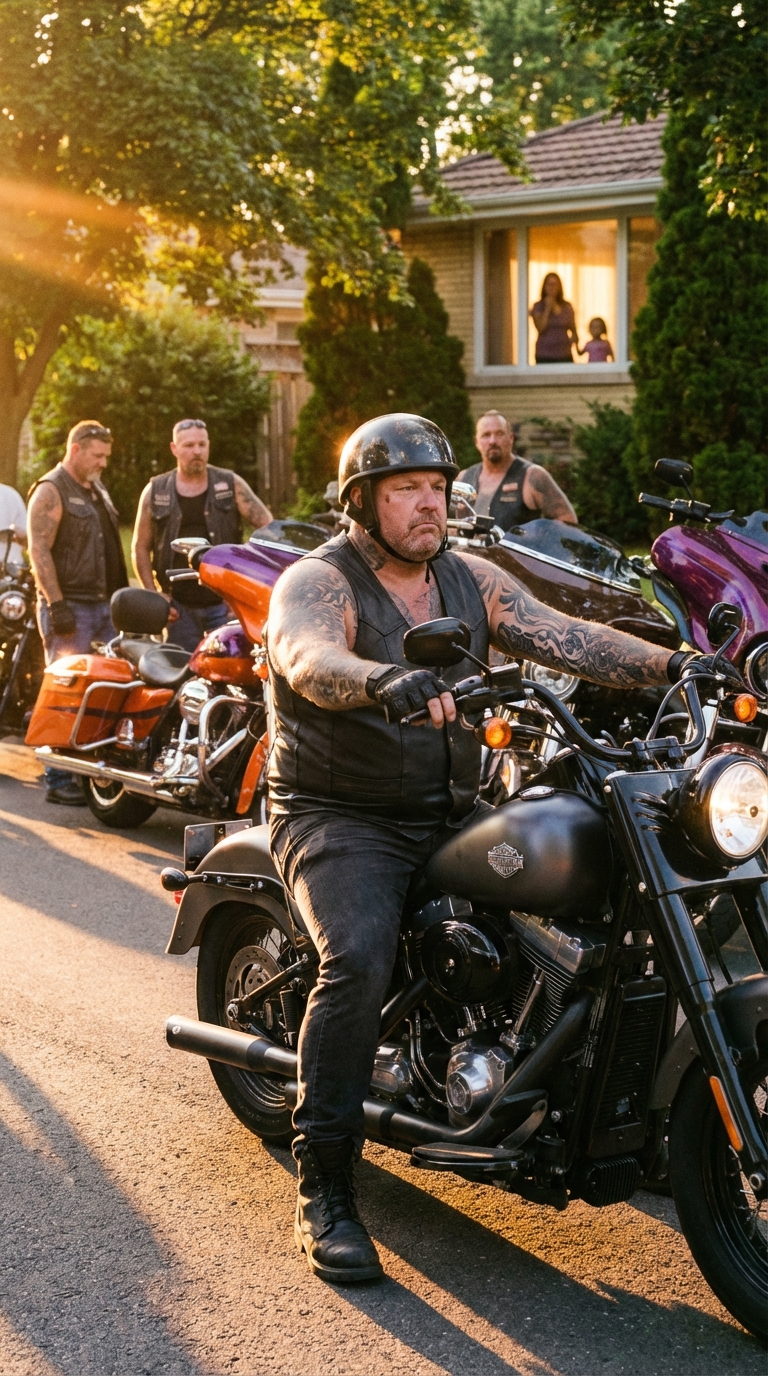 Samotna matka próbowała dokończyć kolację z dzieckiem, nie zwracając na siebie uwagi. Nie wiedziała, że ​​ktoś patrzy na jej ręce, dopóki nieopodal przejeżdżający motocykliści nie zorientowali się, że prosi o pomoc.