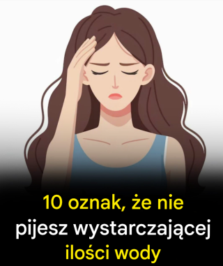 10 sygnałów, że pijesz za mało wody