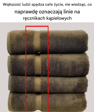 Co naprawdę oznaczają linie na ręcznikach kąpielowych?