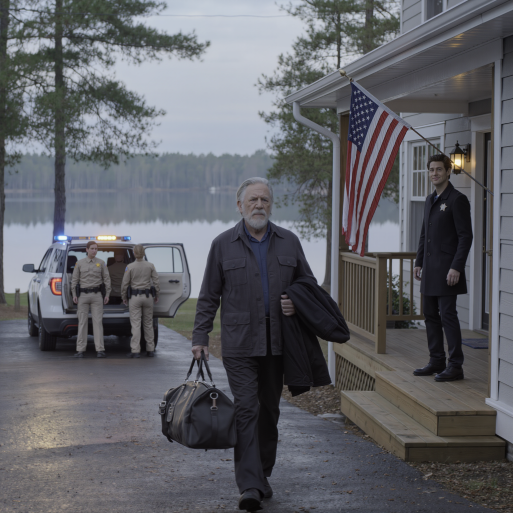 Na pogrzebie mojej córki mój zięć wziął mnie na stronę, szepnął, że mam 48 godzin, żeby opuścić domek nad jeziorem, który moja rodzina zbudowała w ciągu połowy swojego życia, po czym uśmiechnął się, jakby właśnie wygrał. Skinęłam tylko głową, spakowałam torbę i po cichu wyszłam. Jednak tej nocy zadzwoniłam pod numer telefonu z 1987 roku, a następnego ranka pukanie do drzwi sprawiło, że zamarł.