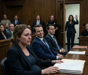 Podczas rozprawy rozwodowej mój miliarderski mąż odchylił się do tyłu i uśmiechnął się złośliwie, na tyle głośno, by usłyszała to cała sala sądowa. „Nie ma prawnika? Typowe. Nie stać jej nawet na reprezentację”. Żołądek ścisnął mi się, gdy sędzia zapytał: „Proszę pani, czy jest pani gotowa do rozpoczęcia rozprawy?”. Szepnęłam: „Nie mam nikogo…” – aż drzwi się otworzyły. Kobiecy głos przeciął ciszę: „Sprzeciw. Ma pani kogoś”. A twarz mojego męża znieruchomiała.