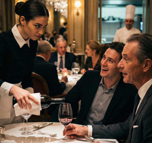 Zamówił po niemiecku tylko po to, by upokorzyć kelnerkę, śmiejąc się, że „dziewczyny takie jak ona” nigdy nie zrozumieją prawdziwego wykształcenia. Iris Novák tylko się uśmiechnęła i bezbłędnie nalała mu wina – bo mówi siedmioma językami i rozumiała każdą obelgę, w tym plan likwidacji „nieopłacalnej” opieki szpitalnej, która utrzymuje jej babcię przy życiu. Kiedy groził jej po niemiecku, odpowiedziała płynnie, uciszając wszystkich przy stole. Tej nocy babcia otworzyła stary folder z ukrytymi powiązaniami z jego rodziną – i Iris zrozumiała, że ​​jeden język nie tylko zdemaskuje milionera… ale i odkryje prawdę o jej matce.