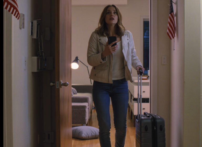 Moja siostra naciskała na mnie, żebym odwołała wyjazd do Kalifornii, żeby zaopiekować się dzieckiem — mama kazała „rodzina na pierwszym miejscu”, tata zrugał mnie za egoizm — nie sprzeciwiłam się, i tak wyleciałam z Chicago… ale kiedy wróciłam do Illinois, otworzyłam drzwi do mieszkania i zobaczyłam, że wszystko wygląda tak, jakby ktoś „znalazł tylko jedną rzecz”, włączyłam aplikację aparatu, zobaczyłam postać, która była aż za dobrze mi znana… i zrozumiałam, że moja siostra właśnie przekroczyła granicę, z której nie ma powrotu.