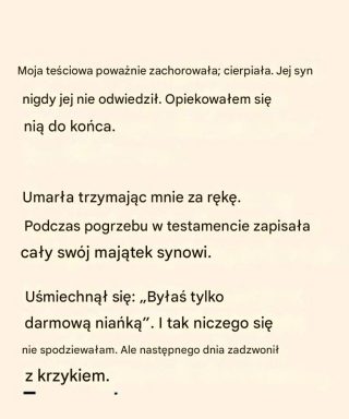 Dzień po pogrzebie nic już nie było takie samo.