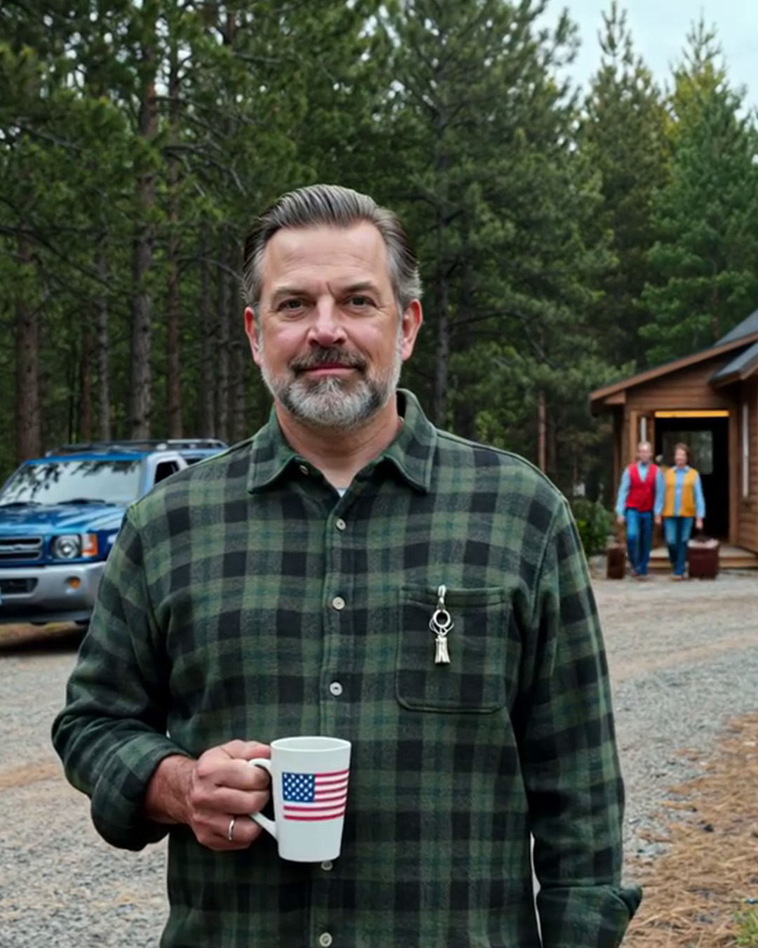 Przeszedłem na emeryturę i kupiłem małą chatkę w lesie, żeby cieszyć się spokojem i naturą. Potem zadzwonił mój zięć i powiedział: „Moi rodzice przyjeżdżają do ciebie. Jeśli ci się nie podoba, wracaj do miasta”. Nie protestowałem. Ale kiedy przyjechali, zastali to, co już sobie zaplanowałem…