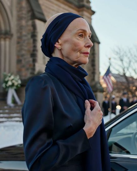 Obudziłam się rano w dniu ślubu mojego syna i uświadomiłam sobie, że mam kompletnie gołą głowę – włosy wyszły mi z głowy – „wiadomość” od mojej synowej. Do lustra w łazience przyklejona była karteczka z napisem: „Gratulacje – w końcu masz „fryzurę” pasującą do twojego wieku”. Na szczęście prezent ślubny wart 20 milionów dolarów wciąż był w moich rękach. A gdy tylko konferansjer wyczytał moje imię, przestałam się uśmiechać – wstałam i spojrzałam prosto na stół prezydialny…