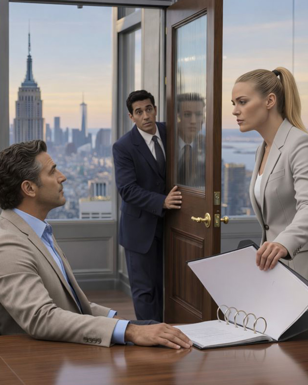 „Nie przychodź na Sylwestra” – napisał mój brat. „Moja narzeczona jest prawnikiem korporacyjnym w kancelarii Sullivan & Cromwell. Nie może wiedzieć o twojej… sytuacji. Moi rodzice się zgadzają”. Odpowiedziałem: „Rozumiem”, a siedemdziesiąt dwie godziny później, 2 stycznia, weszła na najważniejsze spotkanie z klientem w firmie i zobaczyła mnie na czele stołu jako prezesa klienta.