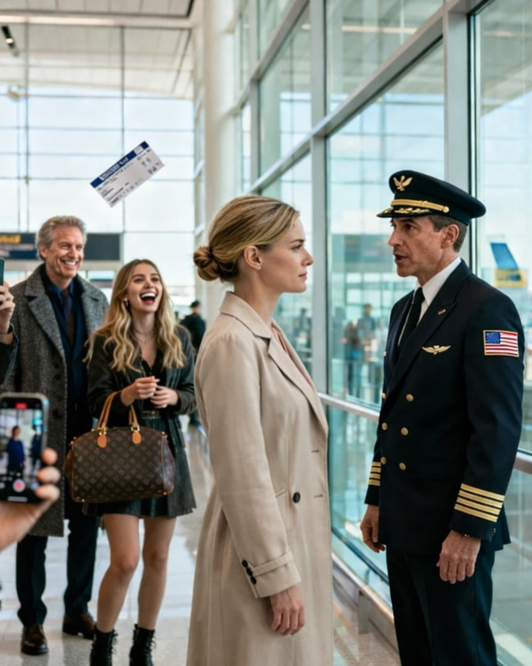 Na lotnisku tata powiedział: „ona nawet na klasę ekonomiczną nie stać”