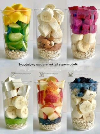 7 koktajli dla pięknej sylwetki: tygodniowy program owsianych koktajli idealny dla modelki