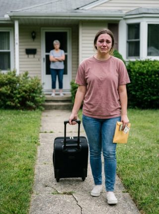 „Wynoś się stąd, ty drańsko!” – teściowa wyrzuciła ją na ulicę z starą walizką zaraz po pogrzebie, nie mając pojęcia o tajemnicy, jaką jej syn zostawił ukrytą w jej kieszeni…