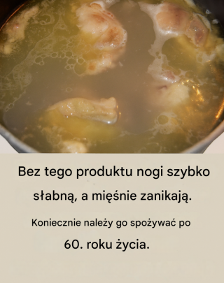 Bez niego Twoje nogi szybko stracą na wadze, a mięśnie zaczną zanikać. Po 60. roku życia koniecznie włącz go do swojej diety.